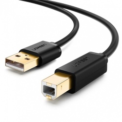 Ugreen Cable USB A Macho - USB B Macho, 1.5 Metros, Negro 
