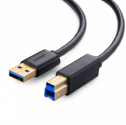 Ugreen Cable USB A Macho - USB B Macho 2 Metros, Negro 