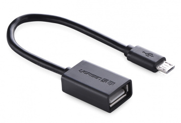 Ugreen Cable USB-A Hembra - Micro-USB B Macho, 12cm  