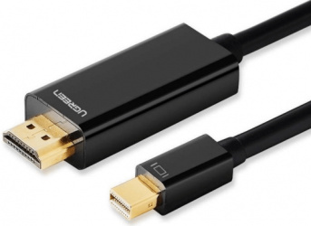 Ugreen Cable Mini DisplayPort Macho - HDMI Macho, 4K, 3 Metros, Negro 