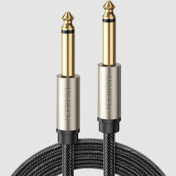 Ugreen Cable AUX 6.5mm Macho - 6.5mm Macho, 5 Metros, Negro 