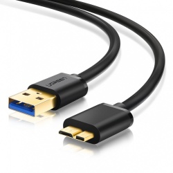 Ugreen Cable USB A Macho - Micro USB B Macho, 2 Metros, Negro 