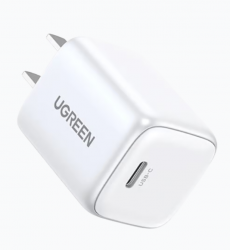 Ugreen Cargador de Pared 15329B, 30W, 3 x USB-A 1 x USB-C 