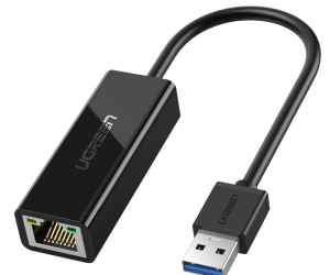Ugreen Adaptador de Red USB 20256, Alámbrico, 1000 Mbit/s 
