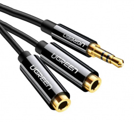 Ugreen Adaptador de Audio 3.5mm Macho - 3.5mm Hembra 