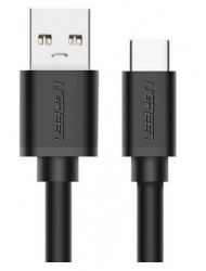 Ugreen Cable USB C Macho - USB A Macho, 1 Metro, Negro 