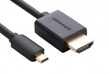 Ugreen Cable HDMI Macho - Micro HDMI Macho, 1080p, 2 Metros, Negro 