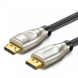 Ugreen Cable DisplayPort 1.2 Macho - DisplayPort 1.2 Macho, 4K, 60Hz, 2 Metros, Negro 
