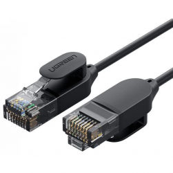 Ugreen Cable Patch Cat6 UTP RJ-45 Macho - RJ-45 Macho, 10 Metros, Negro 