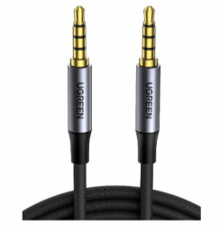 Ugreen Cable AUX 3.5mm Macho - 3.5mm Macho, 5 Metros, Negro 