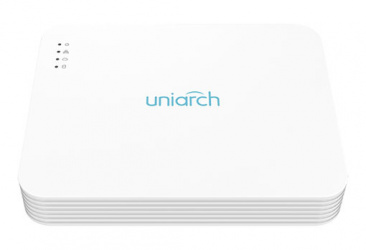 Uniarch Kit NVR de 8 Canales NVR-108LS-P8 para 1 Disco Duro, máx. 10TB, 2x USB 2.0, 1x RJ-45, incluye 4 Cámara IP IPC-D112-PF28, 4 Cables Patch ENS-IP18CAT6 y 1 Disco Duro para Vigilancia 