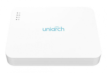 Uniarch Kit NVR de 8 Canales NVR-108LS-P8 para 1 Disco Duro, máx. 10TB, 2x USB 2.0, 1x RJ-45, incluye 4 Cámara IP IPC-D112-PF28, 4 Cables Patch ENS-IP18CAT6 y 1 Disco Duro para Vigilancia 