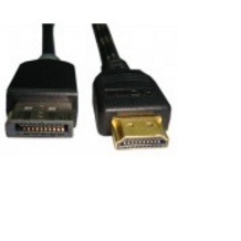 Unirise Cable HDMI Macho - DisplayPort Macho, 4.5 Metros, Negro 