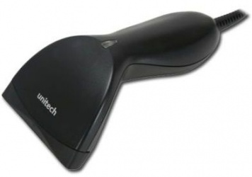 Unitech MS180-1UBG Lector de Código de Barras CCD, USB, Negro 