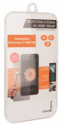 Urban Factory Protector de Pantalla TGP36UF para Samsung J7 (2016), Transparente 
