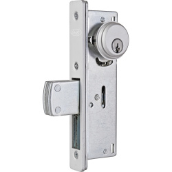 Urrea Cerradura para Puerta de Aluminio 21CL, 28mm, Plata 