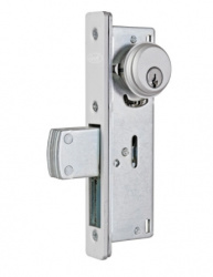 Urrea Cerradura para Puerta de Aluminio 23CL, 24mm, Plata 