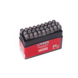 Urrea Juego de Letras de Golpe 42L10, 10mm, 3/8