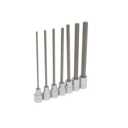 Urrea Juego de Dados Largos 4990-7L, 3/8