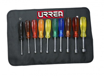 Urrea Juego de Destornilladores 9201B, 10 piezas 