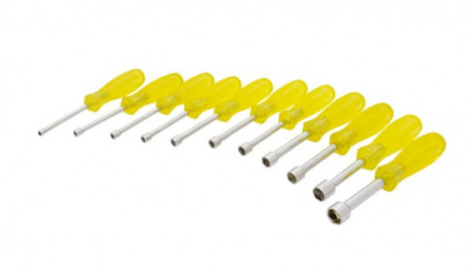 Urrea Juego de Desarmadores de Caja Métricos 9231M, 11 Piezas, Amarillo 