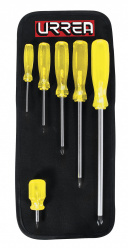 Urrea Juego de Destornilladores 9600A, 6 Piezas 