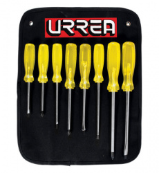 Urrea Juego de Destornilladores Combinados 9600D, 8 Piezas 