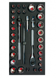 Urrea Juego de Dados CH104, 3/8