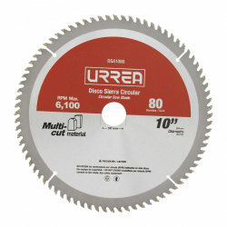 Urrea Disco para Sierra DSA1080, 10