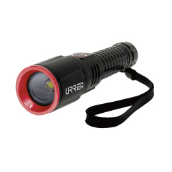 Urrea Linterna LED de Mano Recargable LAPU1, 1000 Lúmenes,  