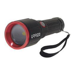 Urrea Linterna LED de Alta Potencia LAPU2, 2000 Lúmenes, Negro 