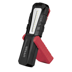 Urrea Lámpara de Taller LED Recargable LTU20R, 240 Lúmenes, Negro/Rojo 