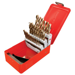 Urrea Juego de Brocas con Cobalto U1 C5129, 29 Piezas 