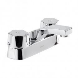 Urrea Llave Mezcladora para Lavabo de Baño 46QC, 4