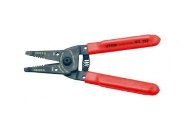 Urrea Pinza Pelacables 293, Negro/Rojo 
