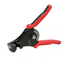 Urrea Pinza Pelacables 313, Negro/Rojo 