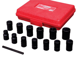 Urrea Juego de Dados de Juego de dados 7200S, 14 Piezas, Óxido Negro 