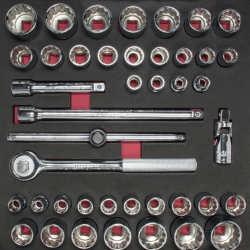 Urrea Juego de Dados con Matraca CH203, 1/2