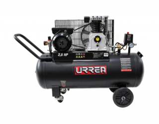 Urrea Compresor de Aire Horizontal COMP8100, 100L, 150psi, 2.5HP, 127V 