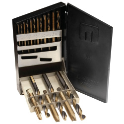 Urrea Juego de Brocas de Acero H5118MC, 18 Piezas, para Metal/Acero  