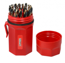 Urrea Juego de Brocas de Acero H5129, 29 Piezas, para Metal  