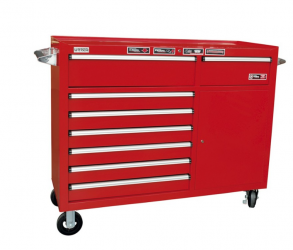 Urrea Gabinete Móvil M56M8, 7 Compartimentos, Rojo  