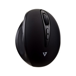 Mouse V7 Óptico MW400, Inalámbrico, Bluetooth, 1600DPI, Negro 