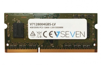 Memoria RAM V7 V7128008GBS-LV DDR3, 1600MHz, 4GB, Non-ECC, SO-DIMM, 1.35V 