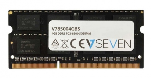 Memoria RAM V7 V785004GBS DDR3, 1066MHz, 4GB, SO-DIMM 