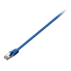 V7 Cable Patch Cat6 STP Blindado RJ-45 Macho - RJ-45 Macho, 1 Metro, Azul 