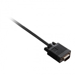 V7 Cable VGA (D-Sub) Macho - VGA (D-Sub) Macho, 1.8 Metros, Negro 