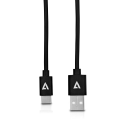 V7 Cable USB Macho - USB-C Macho, 2 Metros, Negro 