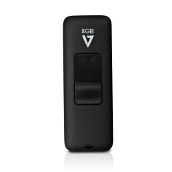Memoria USB V7 VF232GAR-3N, 8GB, USB 2.0, Negro 
