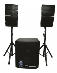 Vamav Bocinas Tipo Torre con Subwoofer BIGSU HYPER, Bluetooth, Alámbrico, 3 Canales, 550W RMS, USB, Negro 